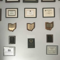 Huey Defense Firm Credential Plaques OVI Award for Huey Defense Firm